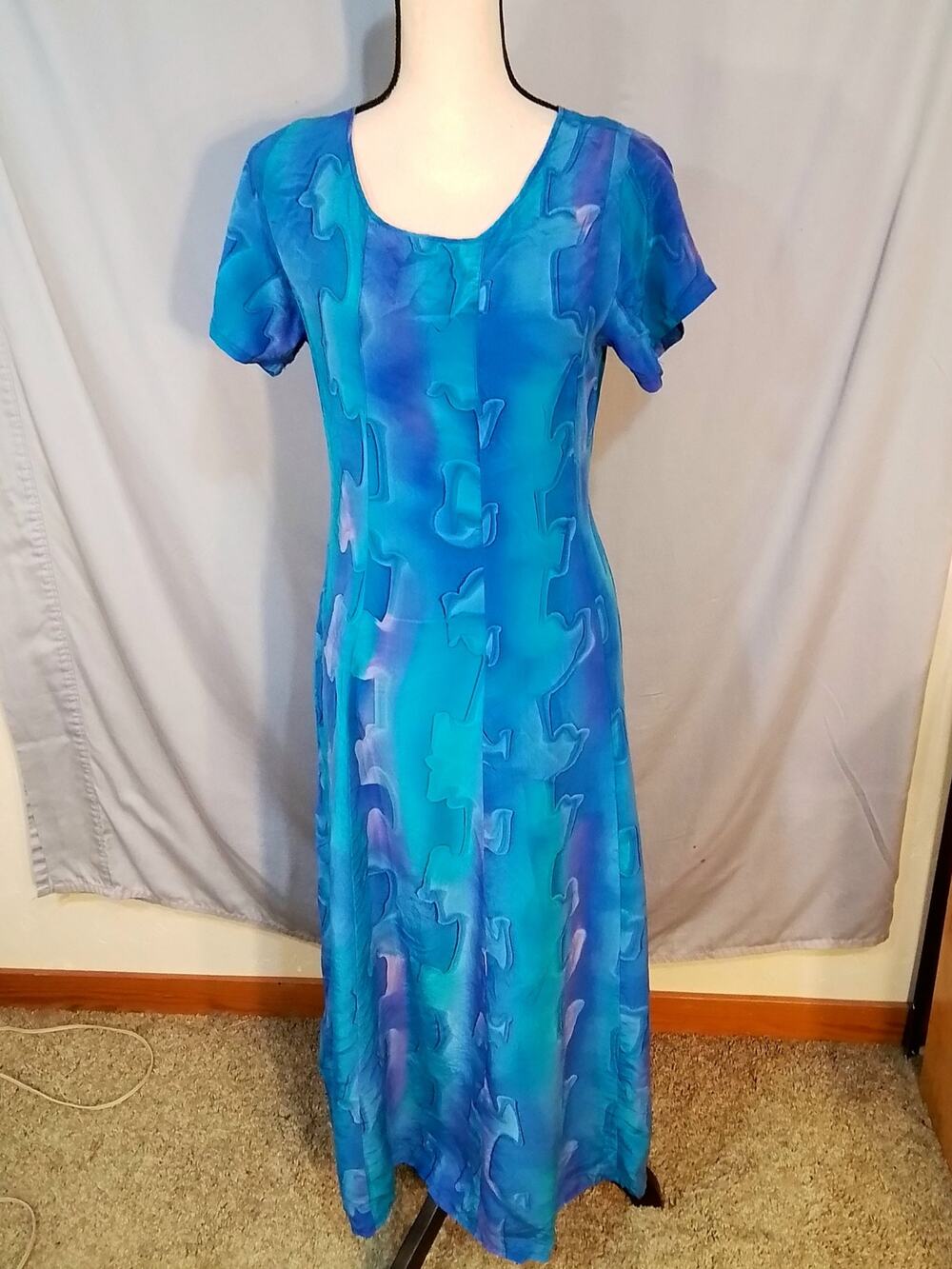 Simply Silk blue dress.